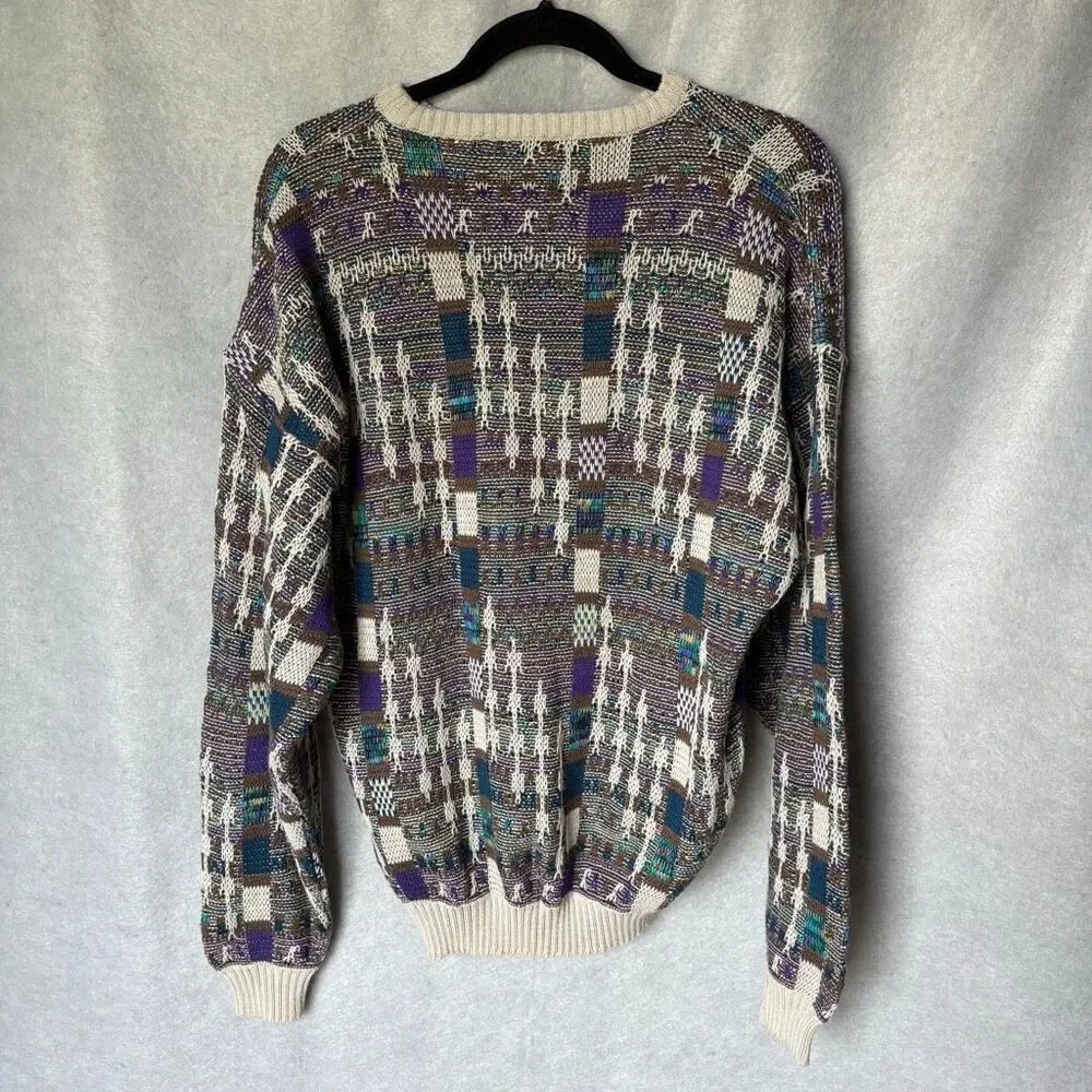 Magaccio Multicolored Eclectic Men’s Sweater size L Grandpa